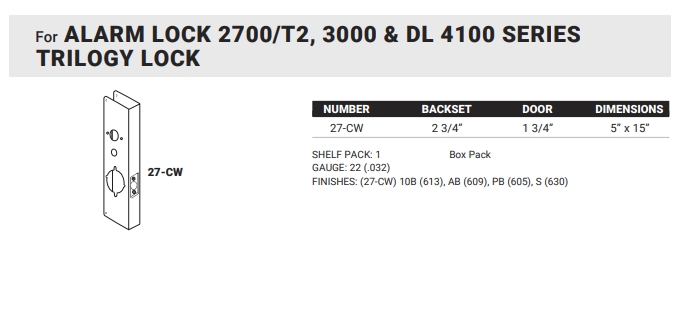 1-ALARM LOCK